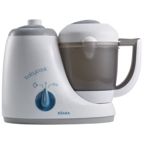 BEABA, Babycook Original, Robot Bebe Babycook - Cuiseur Mixeur 4 en 1 - Gris