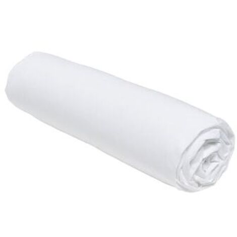 Today Drap housse Essential blanc bonnet 30 cm coton
