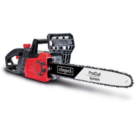Scheppach Tronçonneuse électrique CSE2700 – 230 V – Moteur 2700 W – Puissance de coupe 44 cm – Guide ProCut – Système de serrage rapide sans outils