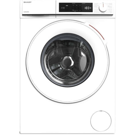 Sharp – Lave-linge frontal 10 kg – Classe A – Vitesse d'essorage 1400 tr/min – Fonction AllergySmart – 15 programmes de lavage - ESNFA014DWNA