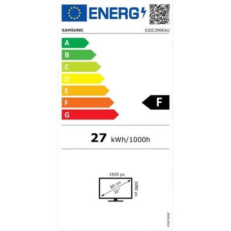 Ecran PC Incurvé - SAMSUNG LS32C390EAUXEN - 32 FHD - Dalle VA - 4 ms - 75Hz - AMD Freesync
