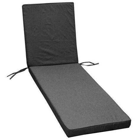 Jardin-Prive MONTE CARLO coussin bain de soleil ardoise 185x55 cm