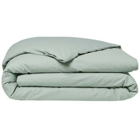 Housse de couette TODAY Essential - 220 x 240 cm - 2 personnes - 100% Coton uni - Celadon (1/3)