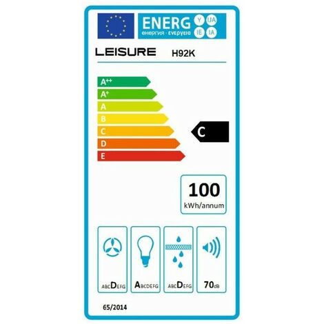 Hotte îlot 700m³/h LEISURE 90cm, H 92 K