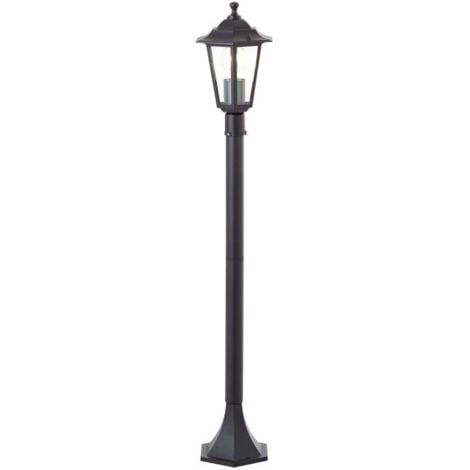 CARLEEN Lampadaire extérieur, noir, E27 max 60W, ampoule non incluse
