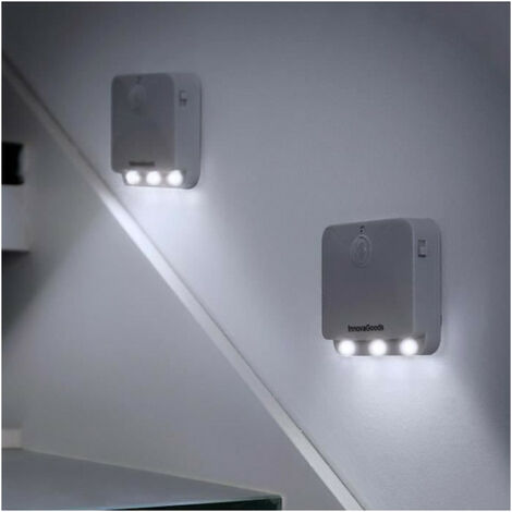 SHOP STORY LUMTOO Pack de 2 Veilleuses LED Murales avec Détecteur de Mouvement