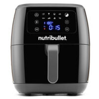 Friteuse sans huile Nutribullet XXL Digital Air Fryer NBA071B 1800 W Noir et Gris