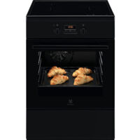 Electrolux – Cuisinière induction 60 cm – 3 foyers induction – Four multifonction chaleur tournante pulsée – Nettoyage catalyse – Classe énergétique A