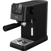 Beko – Cafetière à dosettes manuelle 1628W – Pression 15 bars – Écran tactile – Réservoir 1,1L – Pour café moulu et dosettes ESE