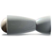 Butoir mural plastique Civilon gris longueur 70mm diamètre 27mm CIVIC INDUSTRIE 19602278