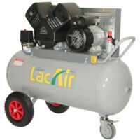 Lacme – Compresseur mobile 100 L – Débit 17 m3/h – Pression 11 bar – Moteur monophasé – Usage atelier et professionnel