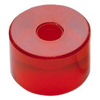 Facom – Embout de rechange pour massette 25 mm – TPU translucide rouge – Dureté Shore D56 – Frappes sans rebond