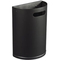 Rossignol – Corbeille murale décrochable 20l – Acier traité anticorrosion – Fixation 3 points – Vidage par décrochement – Pour espaces publics