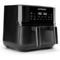 Friteuse Nutribullet Air Fryer Double Bac NBA081B 2850 W Noir