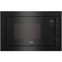 Beko – Micro-ondes encastrable 25 L 900 W – 9 fonctions automatiques – Minuterie 95 mn – Éclairage intérieur – Plateau tournant 31,5 cm