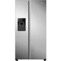Hisense – Réfrigérateur américain 566 L – Froid ventilé NoFrost – 39 dB – Distributeur d'eau et glaçons – Classe E – 178,6x91,5x70,3 cm