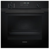 Siemens – Four encastrable chaleur tournante 71L – Nettoyage pyrolysé – Classe A+ – 8 modes de cuisson – Porte froide 4 vitres – Inox noir profond - HB278GEB7F