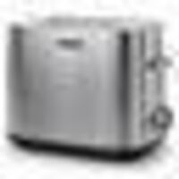 Grille-pain Muse MS-115 BS inox 1000 W 2 fentes avec décongélation et réchauffage