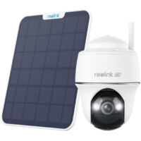 Caméra extérieure - REOLINK - B440 - Panneau solaire - Blanc