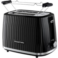 Grille-pain - RUSSELL HOBBS - EDEN - 800 W - 2 fentes - Noir