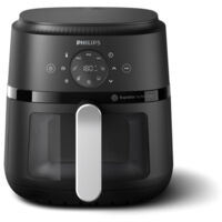 Philips – Friteuse sans huile 4,2 L – Puissance 1500 W – 13 programmes de cuisson – Température réglable 60-200 °C – Design noir et argent