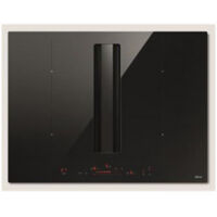 Elica – Plaque induction 4 foyers 60 cm avec hotte intégrée – Puissance 7400W – Écran tactile – Fonction Boost et Stop-&-Go