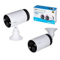 Tp-Link – Caméra de sécurité IP Tapo C420S2 – Résolution 2K QHD – Vision nocturne couleurs – Angle de vue 113° – Installation intérieure/extérieure
