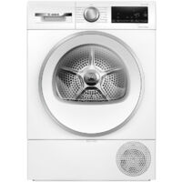 Bosch – Sèche-linge pompe à chaleur 9 kg – Classe A++ – 63 dB – Pose libre – AutoDry – Programmes coton et synthétiques - WQG1421SFR