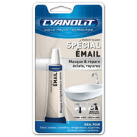 Enduit spécial email - CYANOLIT - 15 ml - Réparation et finition de surfaces émaillées
