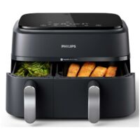Philips – Friteuse sans huile 9L 2750W – 8 préréglages – Technologie RapidAir – Écran LED tactile – Pieds antidérapants