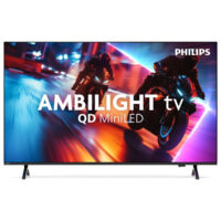 Philips – TV 55'' Mini LED 120Hz UHD – Ambilight 3 côtés – Dolby Vision HDR10+ – Processeur P5 – HDMI 2.1 – Design fin sans bord