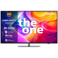 TV QLED Philips The One 65PUS9050 164 cm 4K UHD Ambilight 2025 Gris métal