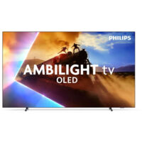 Philips – TV OLED 77 pouces 4K UHD – Ambilight 3 côtés – Processeur P5 AI – Dolby Vision – HDMI 2.1 – Son surround Dolby Atmos