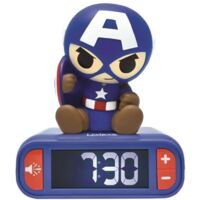 Réveil Veilleuse Lexibook Captain America