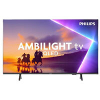 Philips – TV QLED 65 pouces UHD 4K – Ambilight 3 côtés – HDMI 2.1 – Dolby Atmos – Titan OS – Compatible Alexa et Google Home