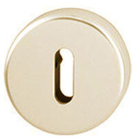 Rosace clé ronde HOPPE L 53 mm Chromée Champagne - Paire
