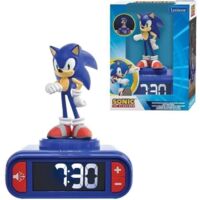 Réveil numérique avec veilleuse Sonic et effets sonores