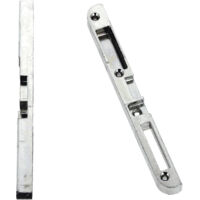 Ferco – Gâche centrale TRIMATIC à défoncer droite – Pour crémones-serrures GU EUROPA R2 – Métal durable – Dimensions 190 x 18 x 13 mm