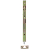 Verrou à entailler à levier 16mm 250mm zingué avec gâche JARDINIER MASSARD J544120