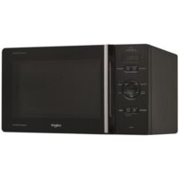 Whirlpool – Micro-ondes à poser 25L 800W noir – Cuisson croustillante – Décongélation rapide – 22 programmes automatiques – Nettoyage vapeur - mcp345nb