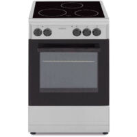 Oceanic – Cuisinière vitrocéramique 50 x 50 cm – Four convection naturelle 48L – Énergie plaque électrique – 4 foyers – Classe A