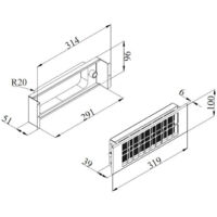 Kit boîtier et filtre à charbon - Silverline - ym9744341303