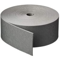 Bordure de jardin en polyéthylène recyclé gris – Hauteur 7,5 cm – Longueur 10 m – Imputrescible et traité anti-UV – Nature