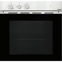 Glemgas – Four traditionnel 62L 60cm émail lisse Titanium – Convection naturelle – Classe A – GFMG51IX