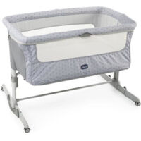 Berceau cododo Next2Me Dream Silver – Matériaux hypoallergéniques – Dimensions 93x69cm – Pour sommeil sécurisé près des parents – Chicco
