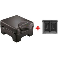 Gaufrier croque-monsieur + gaufres Lagrange Tarti' Gaufres 29414 1070 W 2 en simultané 150 x 100 mm Coloris unique
