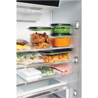 Machine sous vide – Pack de 2 boîtes fraîcheur 0,7L et 1,2L – Tritan ultra-résistant – Compatible micro-ondes et lave-vaisselle – Foodsaver