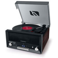 Chaine HiFi Muse Chaine micro systeme CD avec platine MT 116 WS Noir