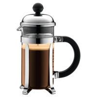 Bodum - Cafetière Chambord 8 tasses en inox noir - avec boîte