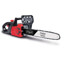 Scheppach Tronçonneuse électrique CSE2700 – 230 V – Moteur 2700 W – Puissance de coupe 44 cm – Guide ProCut – Système de serrage rapide sans outils
